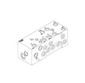 Блок гидравлических клапанов AXE62074 John Deere